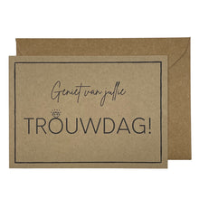 Afbeelding in Gallery-weergave laden, Geniet van jullie trouwdag
