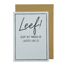 Afbeelding in Gallery-weergave laden, Leef! Alsof het morgen de laatste dag is!
