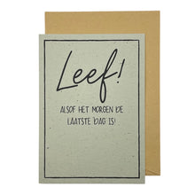 Afbeelding in Gallery-weergave laden, Leef! Alsof het morgen de laatste dag is!