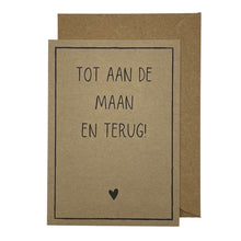 Afbeelding in Gallery-weergave laden, Tot aan de maan en terug!