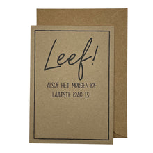 Afbeelding in Gallery-weergave laden, Leef! Alsof het morgen de laatste dag is!