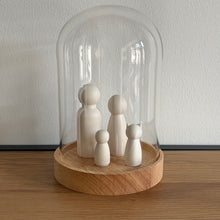 Afbeelding in Gallery-weergave laden, Glazen stolp met hout - Large