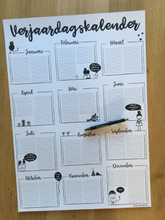 Afbeelding in Gallery-weergave laden, Verjaardagskalender zonder houder