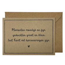 Afbeelding in Gallery-weergave laden, Laat het een Kerst vol herinneringen zijn