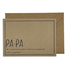 Afbeelding in Gallery-weergave laden, Papa