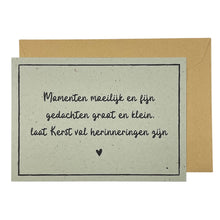Afbeelding in Gallery-weergave laden, Laat het een Kerst vol herinneringen zijn