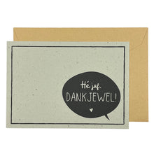 Afbeelding in Gallery-weergave laden, Hé juf, dankjewel!