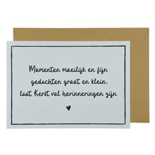 Afbeelding in Gallery-weergave laden, Laat het een Kerst vol herinneringen zijn