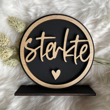 Afbeelding in Gallery-weergave laden, houten wenskaart met sterkte