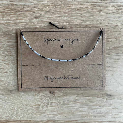 Armbandje Morse Code - Maatje voor het leven