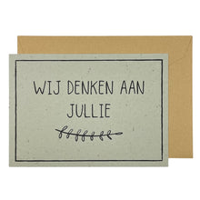 Afbeelding in Gallery-weergave laden, Wij denken aan jullie
