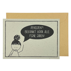 Pensioen?! Bedankt voor alle fijne jaren!