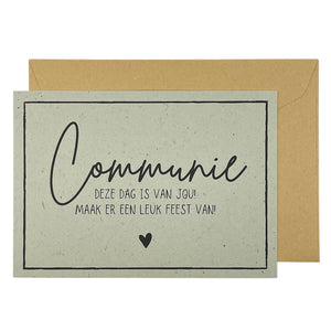 Communie! Deze dag is van jou!