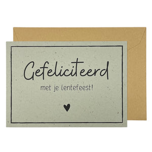 Gefeliciteerd met je lentefeest!