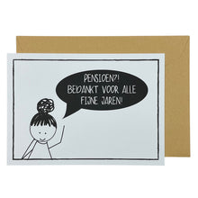 Afbeelding in Gallery-weergave laden, Pensioen?! Bedankt voor alle fijne jaren!
