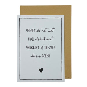 Alles is goed!
