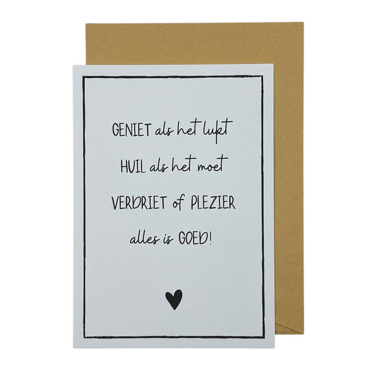 Alles is goed!