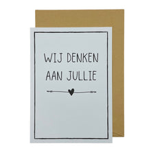 Afbeelding in Gallery-weergave laden, Wij denken aan jullie
