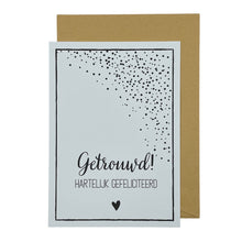 Afbeelding in Gallery-weergave laden, Getrouwd, hartelijk gefeliciteerd!
