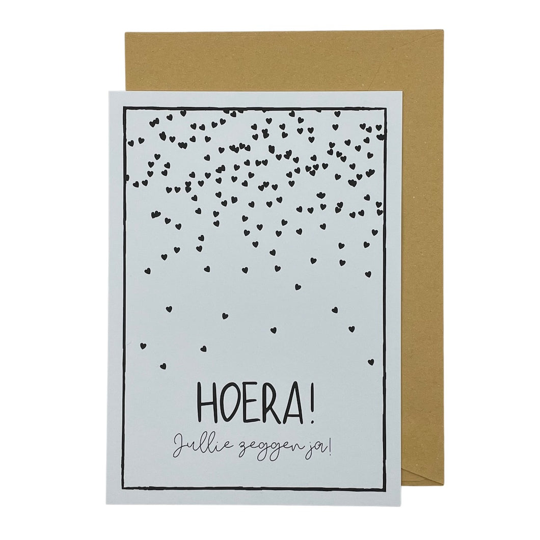Hoera! Jullie zeggen ja!