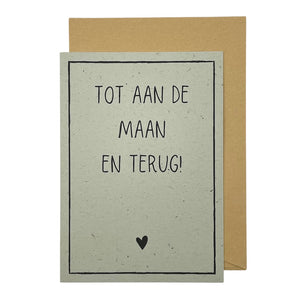 Tot aan de maan en terug!