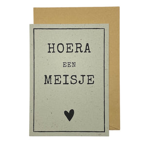 Hoera een meisje
