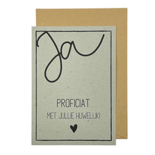 Afbeelding in Gallery-weergave laden, Proficiat met jullie huwelijk!
