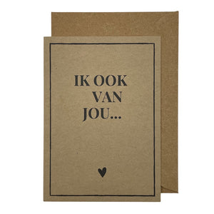 Ik ook van jou...