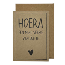 Afbeelding in Gallery-weergave laden, Hoera een mini versie van jullie

