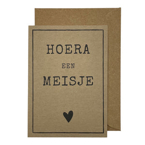 Hoera een meisje