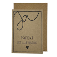 Afbeelding in Gallery-weergave laden, Proficiat met jullie huwelijk!
