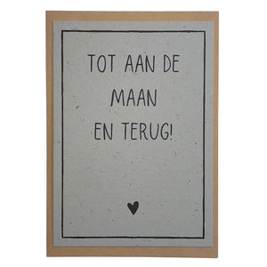 Tot aan de maan en terug!