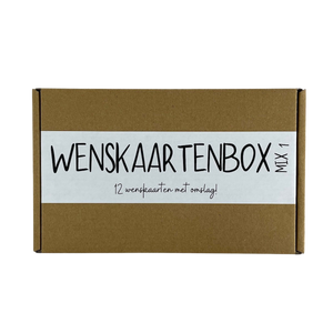 Wenskaartenbox Mix 1