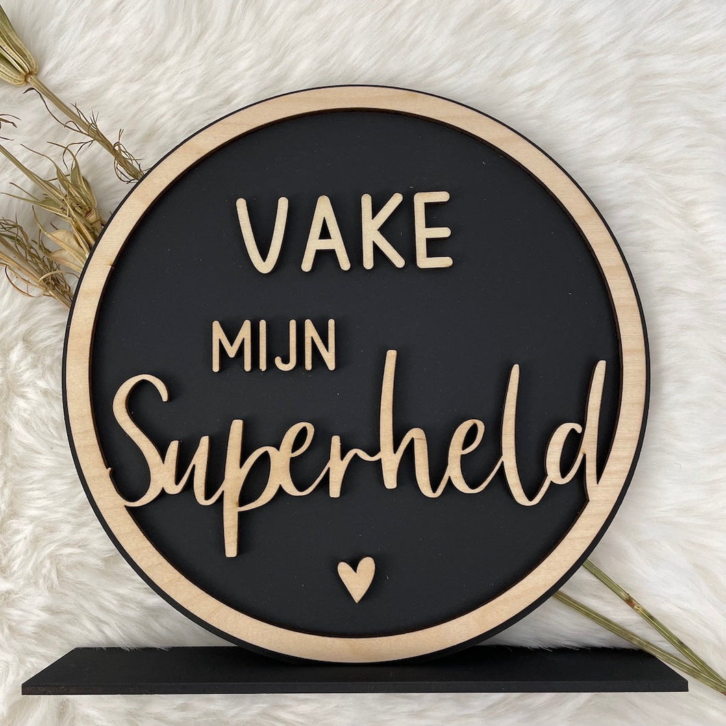 Vake mijn superheld - 19cm